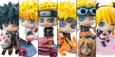 ぷちきゃらランド NARUTO -ナルト- 疾風伝 うずまきナルトスペシャルだってばよ！ 6個入りＢＯＸ [メガハウス]