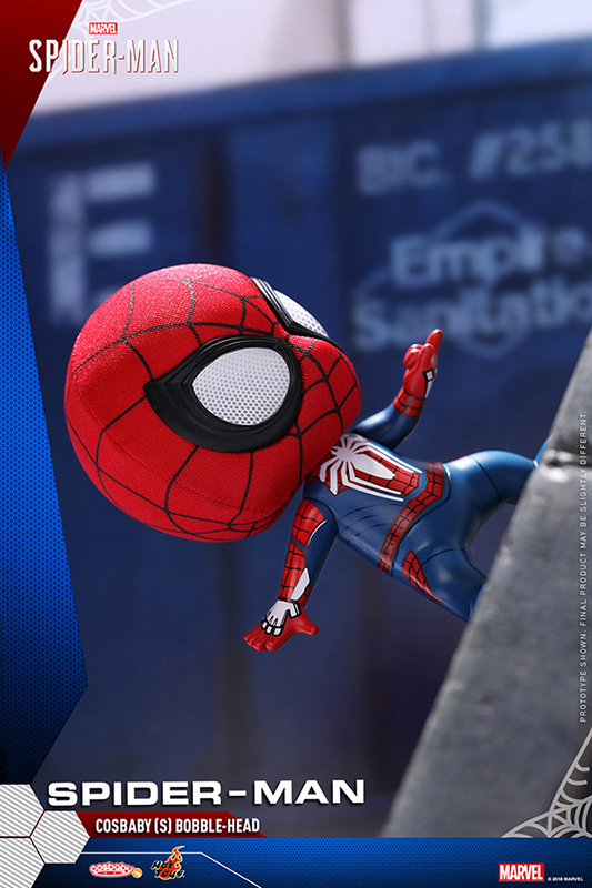 トピックス アクションゲーム Marvel S Spider Man より 3種類のスパイダーマンがコスベイビーシリーズに登場