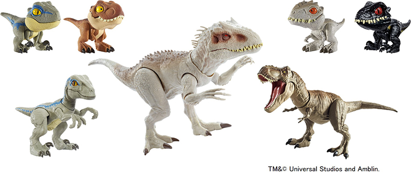 トピックス ジュラシック ワールド に登場する恐竜たちのフィギュアが登場