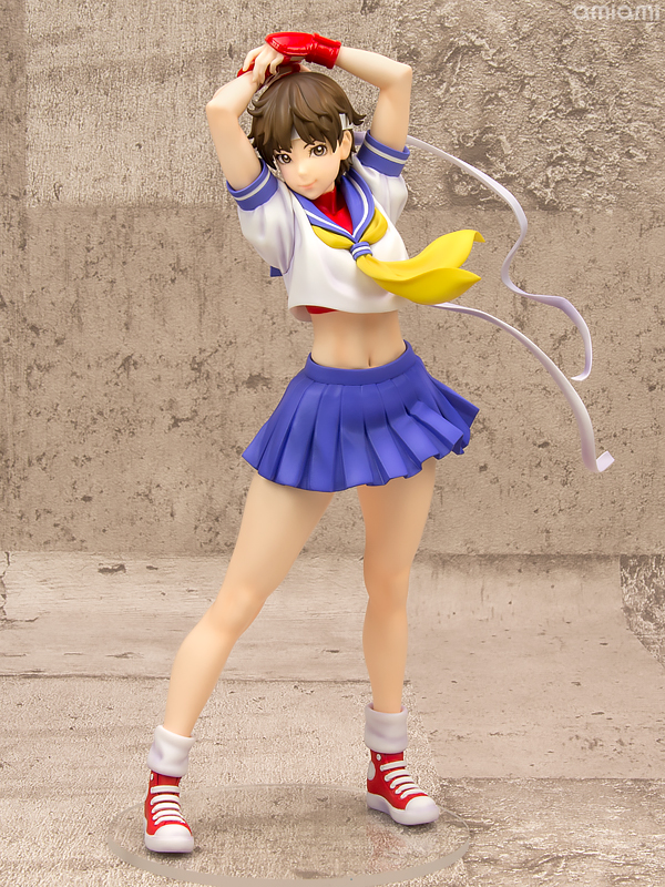 フォトレビュー】STREET FIGHTER美少女 さくら -ROUND 2- 1/7 完成品 