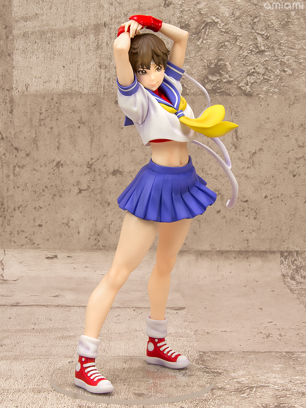 フォトレビュー】STREET FIGHTER美少女 さくら -ROUND 2- 1/7 完成品