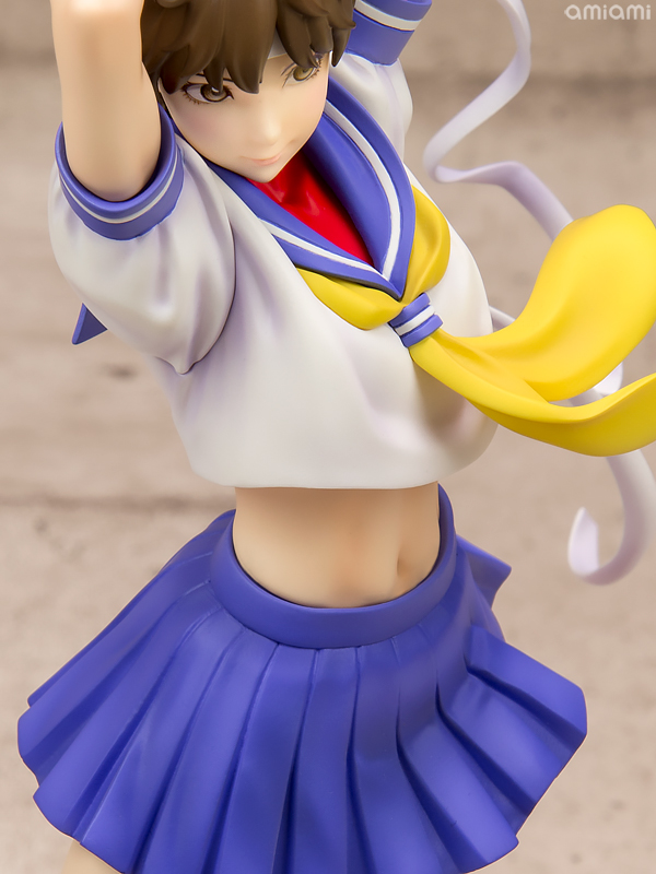 フォトレビュー】STREET FIGHTER美少女 さくら -ROUND 2- 1/7 完成品