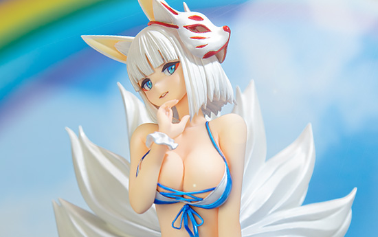 フォトレビュー ドリームテック アズールレーン 加賀 常夏の殺生石 1 8 完成品フィギュア Wave