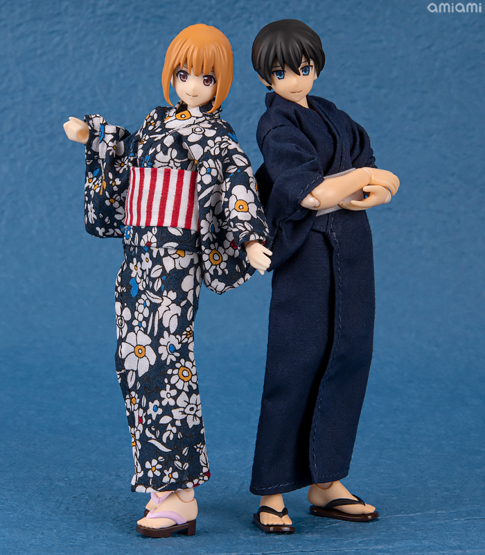 フォトレビュー Figma Styles 男性body リョウ With 浴衣コーデ 女性body エミリ With 浴衣コーデ マックスファクトリー