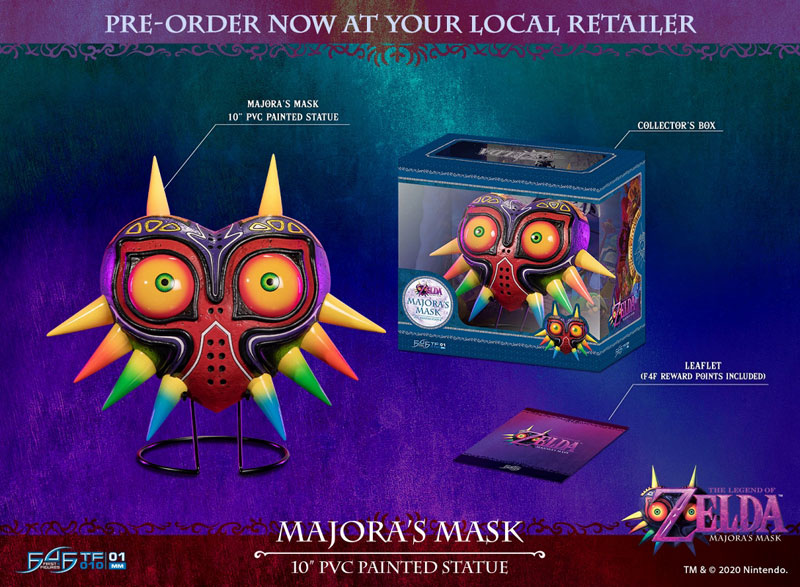 トピックス ゲーム ゼルダの伝説 ムジュラの仮面 から そのタイトルにもなっているキーアイテム ムジュラの仮面 のpvc製マスクが登場
