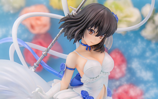 フォトレビュー Kdcolle ストライク ザ ブラッド 姫柊雪菜 常夏のウェディングver 1 7 完成品フィギュア Kadokawa