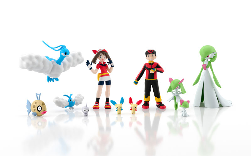 トピックス ポケモンスケールワールド ホウエン地方 の2弾登場 プラスル マイナンなど1 スケールのフィギュア全11種を収録