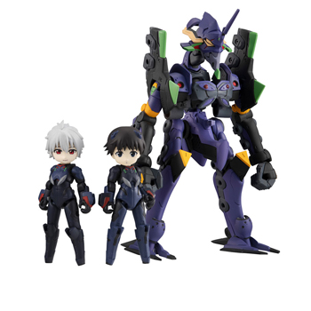 デスクトップアーミーの『ヱヴァンゲリヲン新劇場版』コラボシリーズから、「碇シンジ＆渚カヲル＆エヴァンゲリオン第13号機」があみあみ含む一部流通限定 で発売決定！