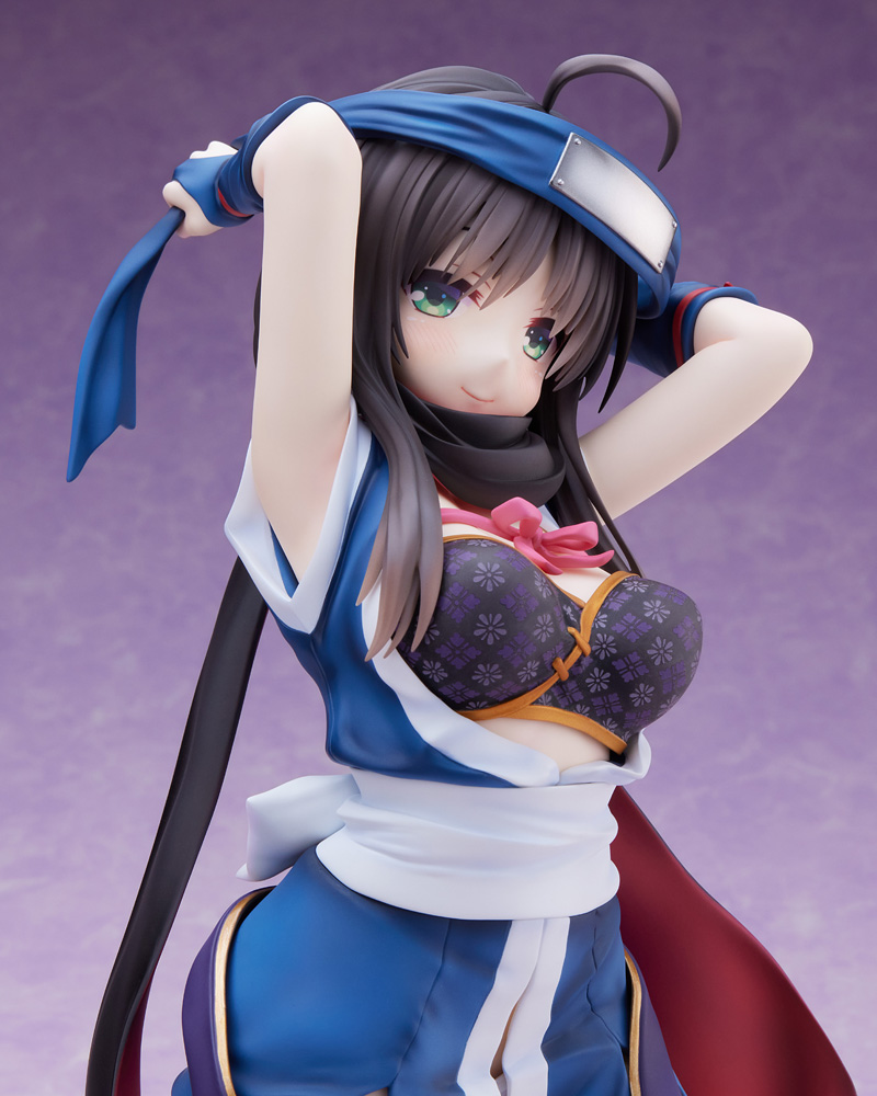 ゲーム『千恋＊万花』より「常陸茉子」が、1/3.5の巨大スケールでフィギュア化！笑顔フェイスパーツが付属したあみあみ限定版もラインナップ！