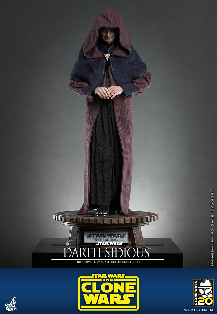 スター・ウォーズ』シリーズより、暗黒卿ダース・シディアスらが、ハイエンドな1/6スケールフィギュアとして立体化！