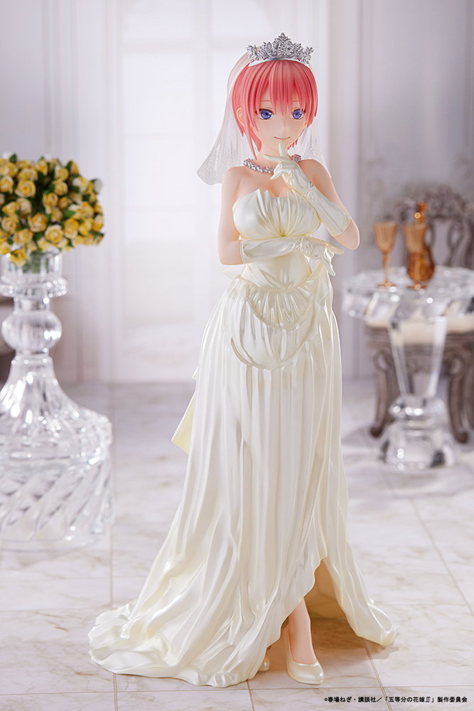 TVアニメ『五等分の花嫁∬』より、ウェディング衣装姿の中野一花が立体 