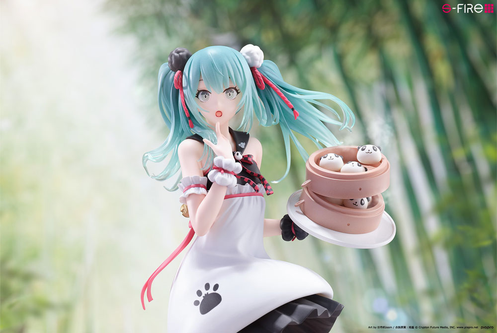 初音ミクが、衣装デザインコンテスト最優秀賞「パンダ饅頭」のデザインを元にフィギュア化！「S-FIRE」公式サイトにて予約開始！