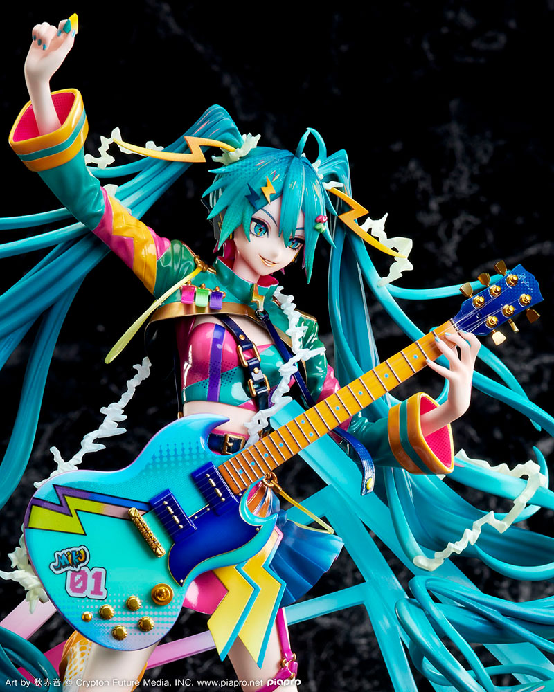 初音ミク JAPAN TOUR 2023 ～THUNDERBOLT～」のキービジュアルが、超絶造型でスケールフィギュア化！COCOストアにて予約開始！