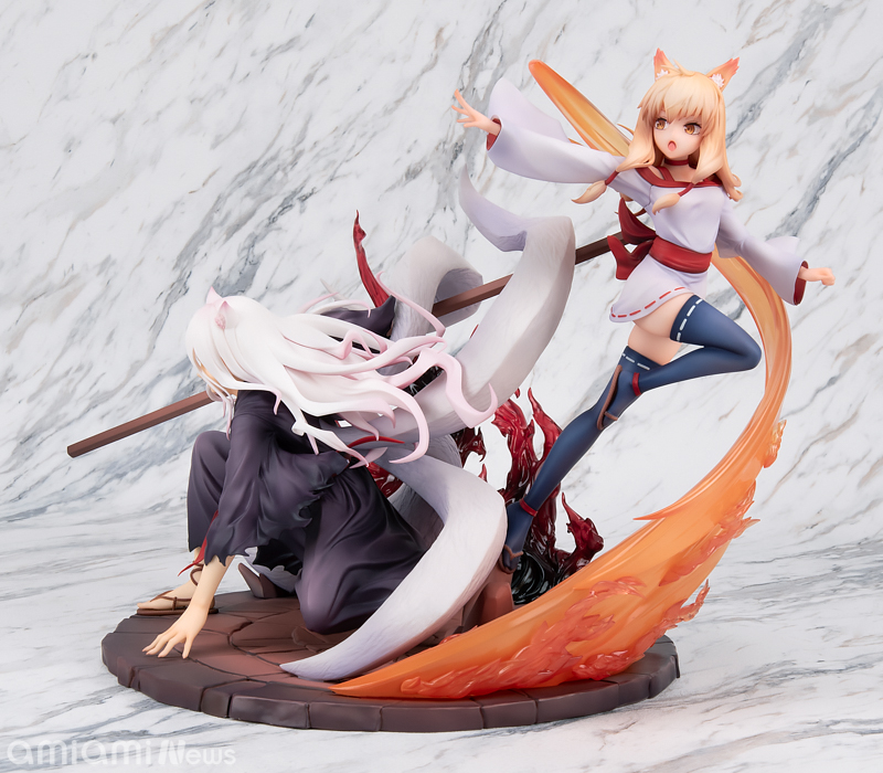 戦国妖狐』 迅火＆たま ～世直し姉弟～ セット 1/7 完成品フィギュア