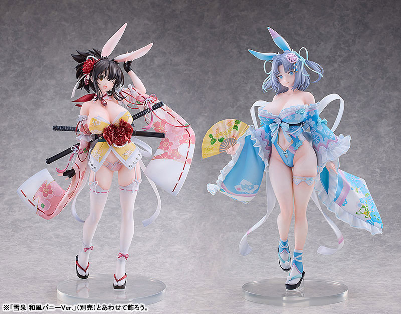 泉ゆきをハガキコレクション 閃乱カグラ』より、和風バニー衣装の「飛鳥」「雪泉」が1/4スケール