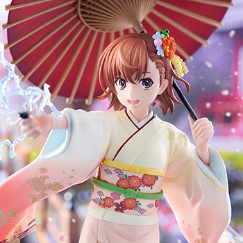 アニメ『とある科学の超電磁砲T』より、主人公「御坂美琴」が華やかな振袖姿で立体化！