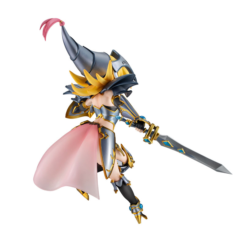 ②遊戯王デュエルモンスターズ 竜騎士ブラック・マジシャン・ガール フィギュア 遊☆戯☆王デュエルモンスターズ』より、凛々しいポーズの「竜騎士