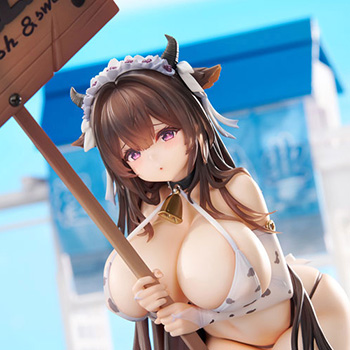アプリゲーム『アズールレーン』より、牛柄のコスチュームに身を包んだ「樫野」が立体化！あみあみ限定特典付きで登場！