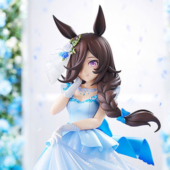 ゲーム『ウマ娘 プリティーダービー』より、内気で心優しいウマ娘「ライスシャワー」がウェディングドレス姿で立体化！