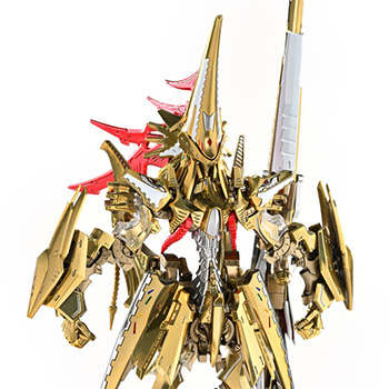 『ファイブスター物語』より、主役ロボット「帝騎マグナパレス ザ・ナイト・オブ・ゴールド」がプラスチックモデルキットで登場！