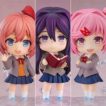 ゲーム『ドキドキ文芸部!』より、「サヨリ」「ナツキ」「ユリ」のねんどろいどが再登場！