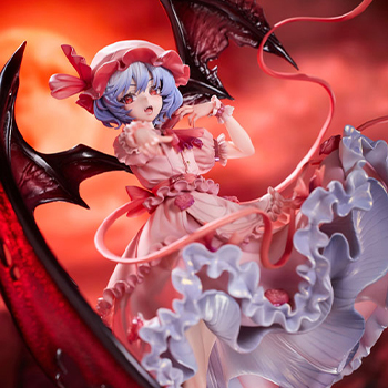 『東方Project』より、差分表情付き頭部パーツが付属した「レミリア・スカーレット」の1/7スケールフィギュアが登場！